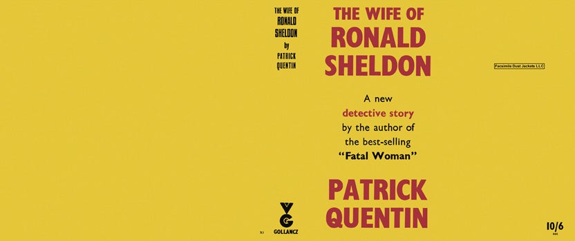 Item #38381 Wife of Ronald Sheldon, The. Patrick Quentin