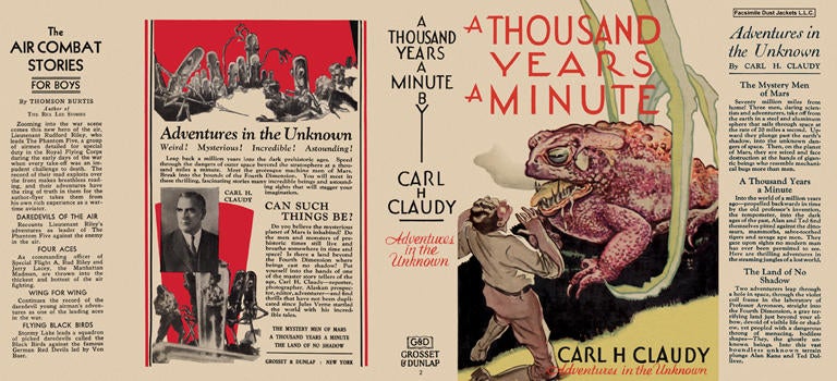 Item #3841 Thousand Years a Minute, A. Carl H. Claudy.