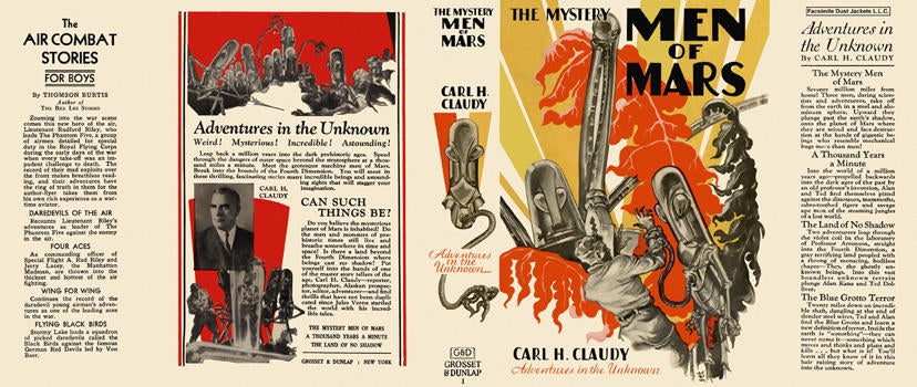 Item #3842 Mystery Men of Mars, The. Carl H. Claudy.