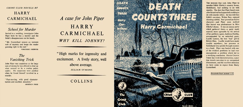 Item #38454 Death Counts Three. Harry Carmichael.