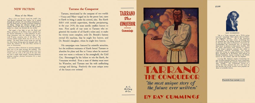 Item #3848 Tarrano the Conqueror. Ray Cummings.