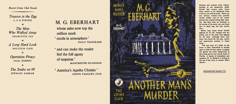 Item #38514 Another Man's Murder. Mignon G. Eberhart