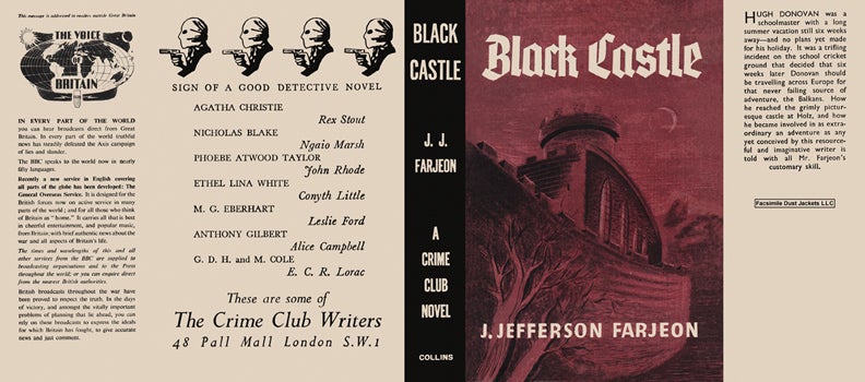 Item #38522 Black Castle. J. Jefferson Farjeon