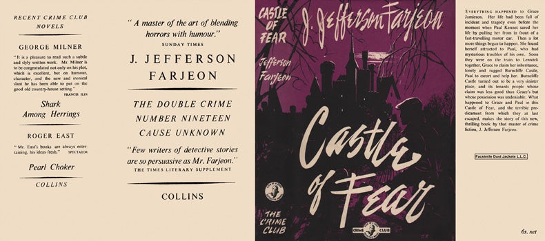 Item #38523 Castle of Fear. J. Jefferson Farjeon.