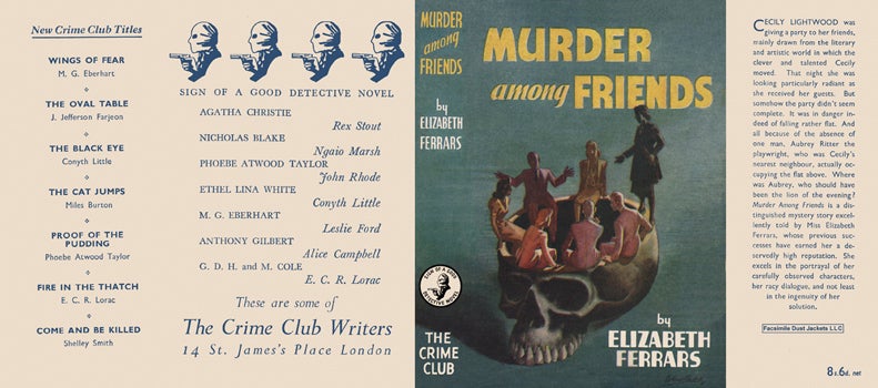 Item #38533 Murder Among Friends. Elizabeth Ferrars