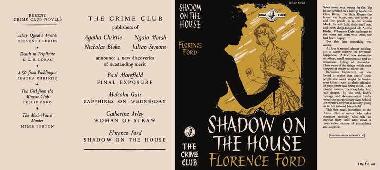 Item #38548 Shadow on the House. Florence Ford.