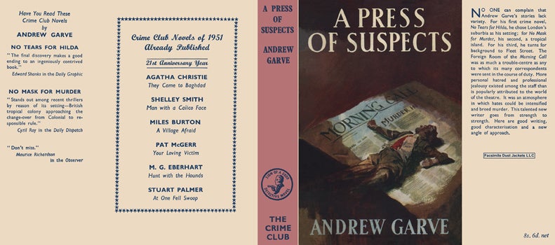 Item #38560 Press of Suspects, A. Andrew Garve