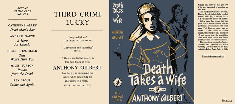 Item #38561 Death Takes a Wife. Anthony Gilbert.