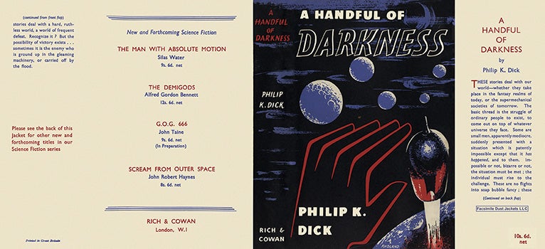 Item #3869 Handful of Darkness, A. Philip K. Dick.