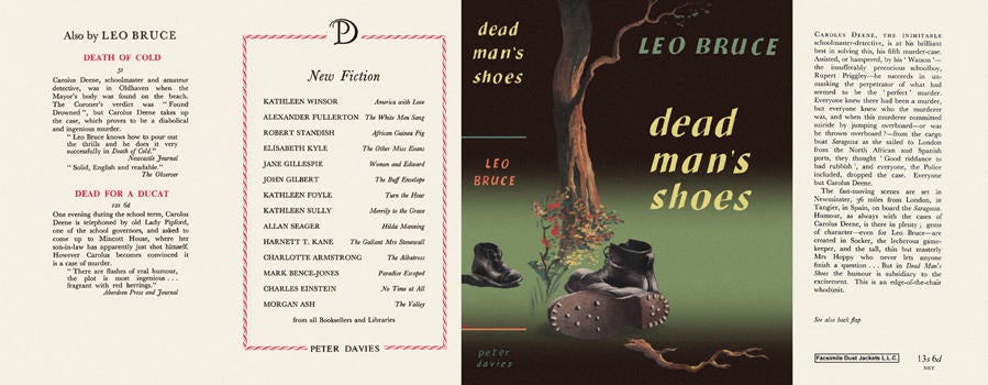 Item #387 Dead Man's Shoes. Leo Bruce