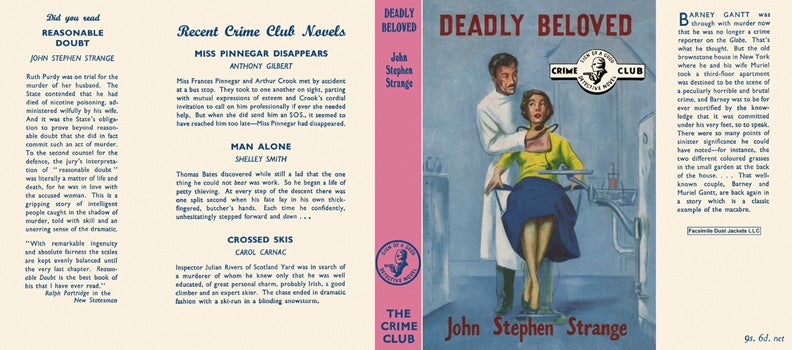 Item #38719 Deadly Beloved. John Stephen Strange