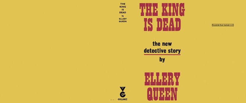 Item #38802 King Is Dead, The. Ellery Queen
