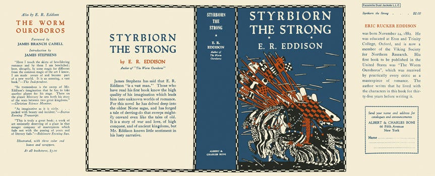 Item #3883 Styrbiorn the Strong. E. R. Eddison