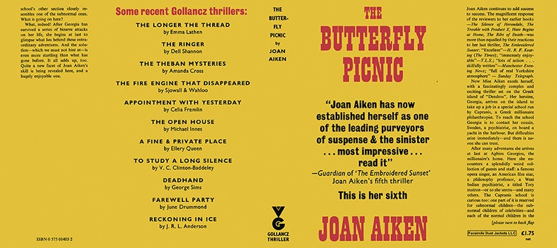 Item #38847 Butterfly Picnic, The. Joan Aiken.