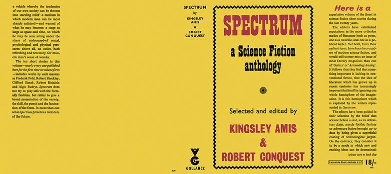 Item #38858 Spectrum, A Science Fiction Anthology. Kingsley Amis, Robert Conquest, Anthology