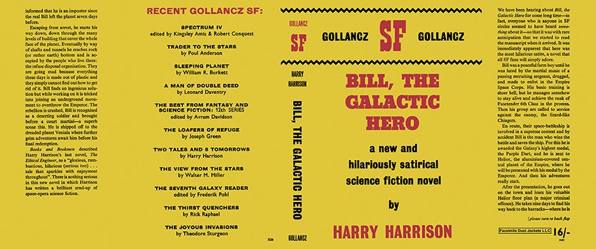 Item #38941 Bill, the Galactic Hero. Harry Harrison