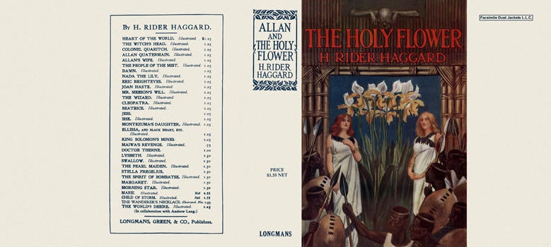 Item #3901 Allan and the Holy Flower. H. Rider Haggard