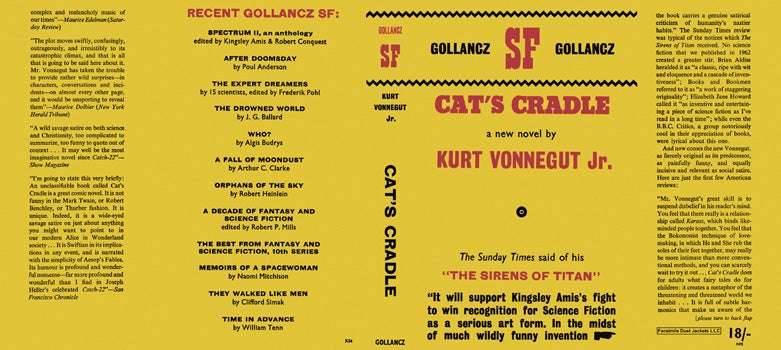 Item #39027 Cat's Cradle. Kurt Vonnegut, Jr.