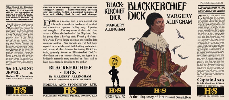 Item #39045 Blackkerchief Dick. Margery Allingham