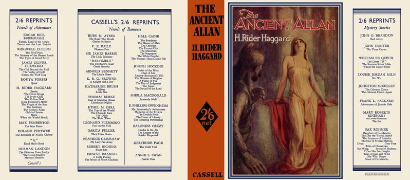 Item #3906 Ancient Allan, The. H. Rider Haggard