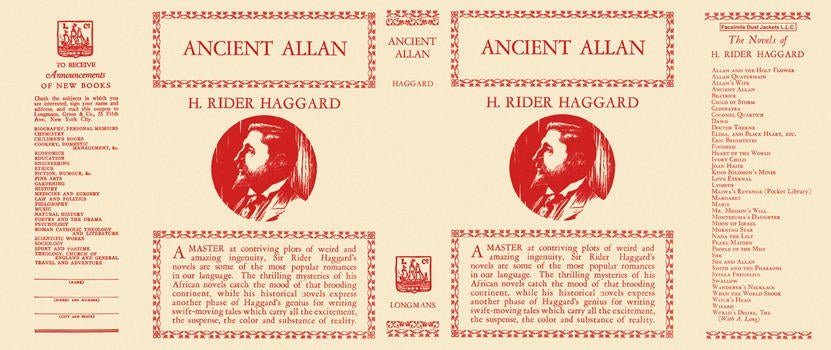 Item #3907 Ancient Allan. H. Rider Haggard