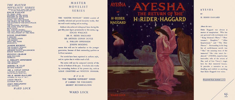 Item #3908 Ayesha, The Return of She. H. Rider Haggard.