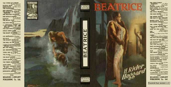 Beatrice by H. Rider Haggard on Facsimile Dust Jackets LLC