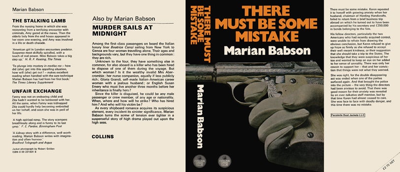 Item #39154 There Must Be Some Mistake. Marian Babson