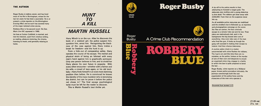 Item #39166 Robbery Blue. Roger Busby.