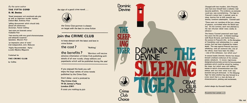 Item #39180 Sleeping Tiger, The. Dominic Devine.