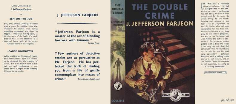 Item #39198 Double Crime, The. J. Jefferson Farjeon.