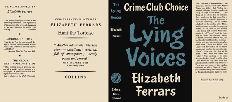 Item #39206 Lying Voices, The. Elizabeth Ferrars