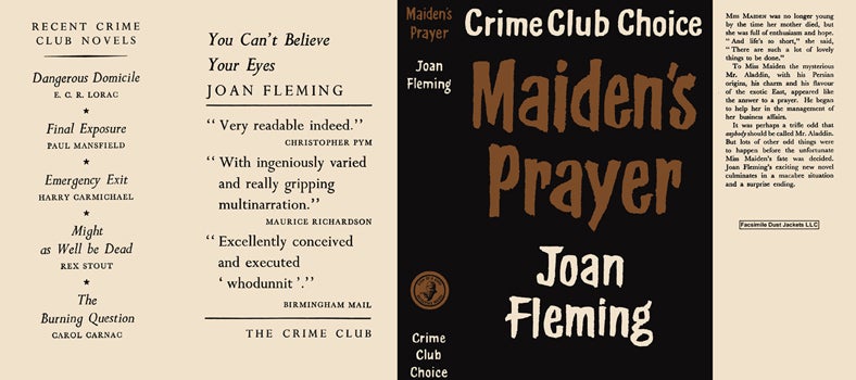 Item #39213 Maiden's Prayer. Joan Fleming