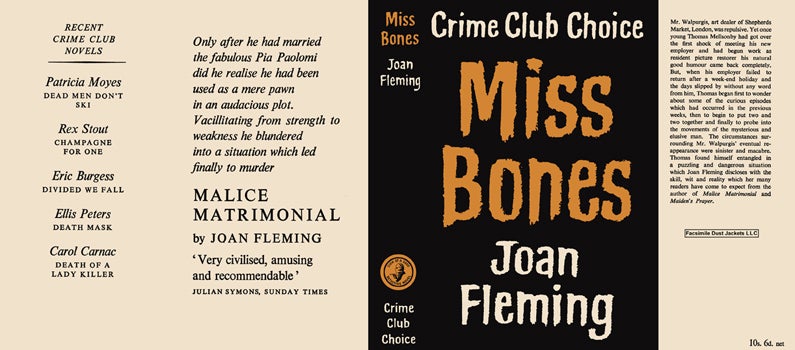 Item #39215 Miss Bones. Joan Fleming