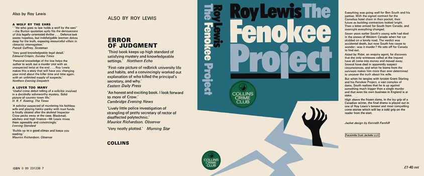 Item #39256 Fenokee Project, The. Roy Lewis