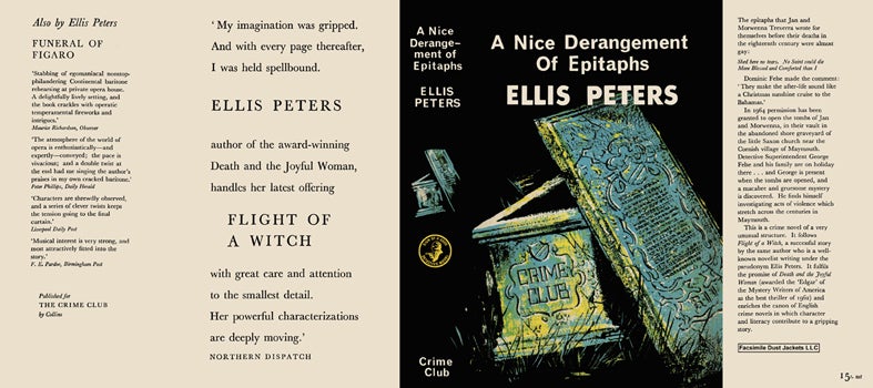 Item #39281 Nice Derangement of Epitaphs, A. Ellis Peters.