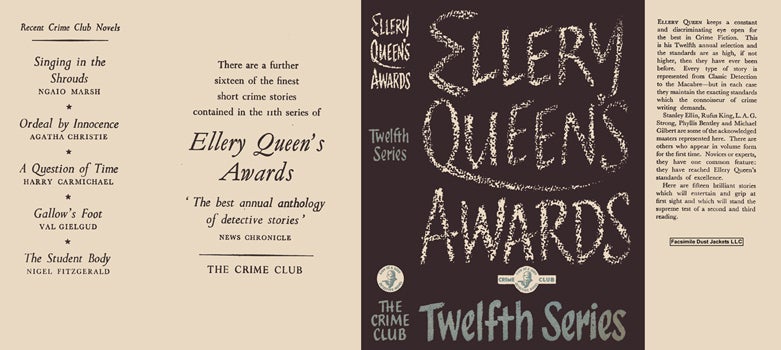 Item #39286 Ellery Queen's Awards, Twelfth Series. Ellery Queen, Anthology