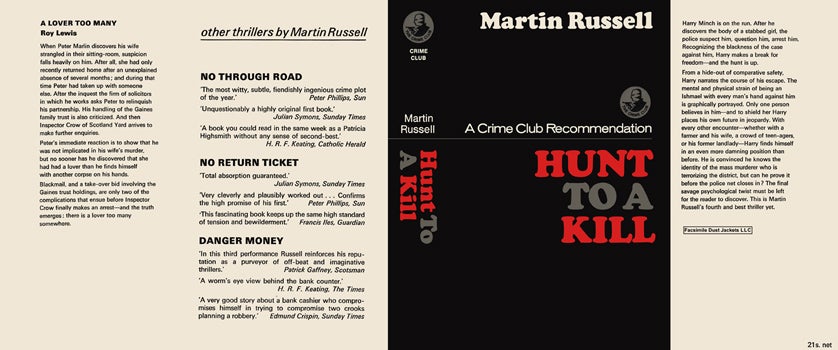 Item #39295 Hunt to a Kill. Martin Russell