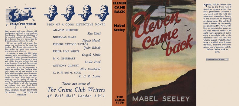 Item #39301 Eleven Came Back. Mabel Seeley.