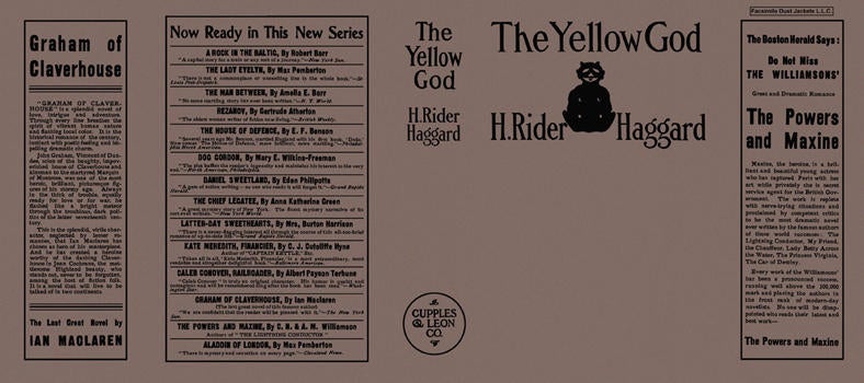Item #3937 Yellow God, The. H. Rider Haggard.
