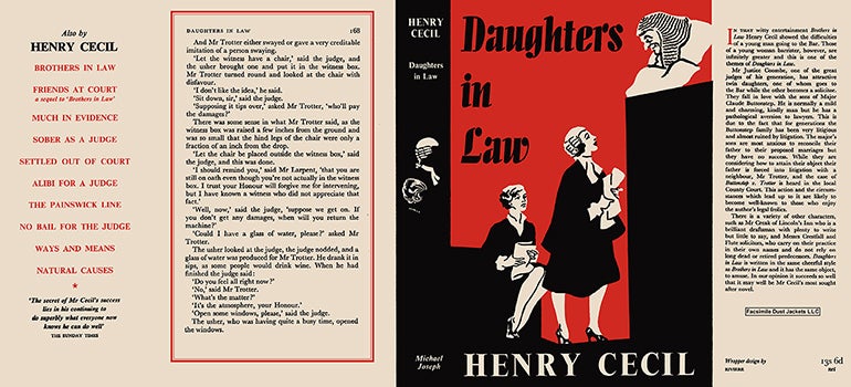 Item #39460 Daughters in Law. Henry Cecil