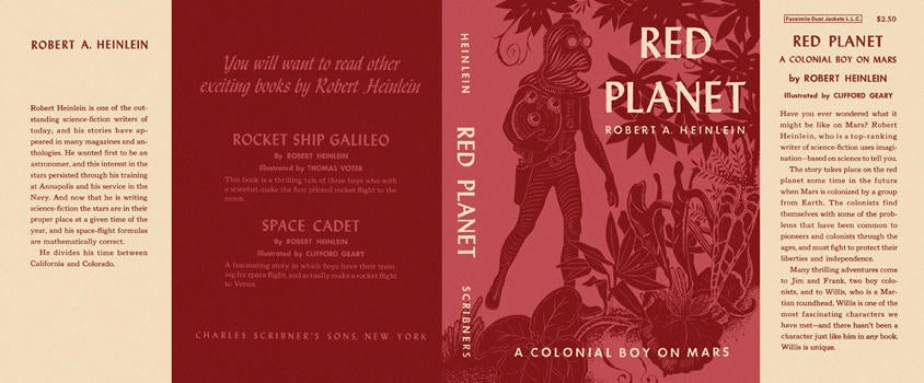Item #3963 Red Planet. Robert A. Heinlein