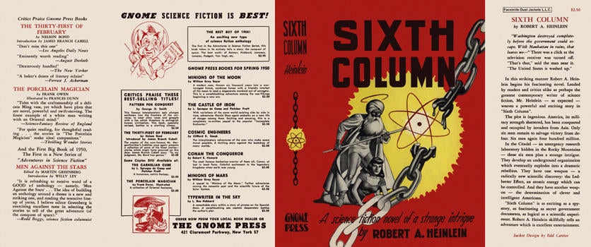 Item #3967 Sixth Column. Robert A. Heinlein
