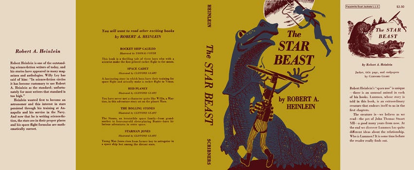 Item #3969 Star Beast, The. Robert A. Heinlein