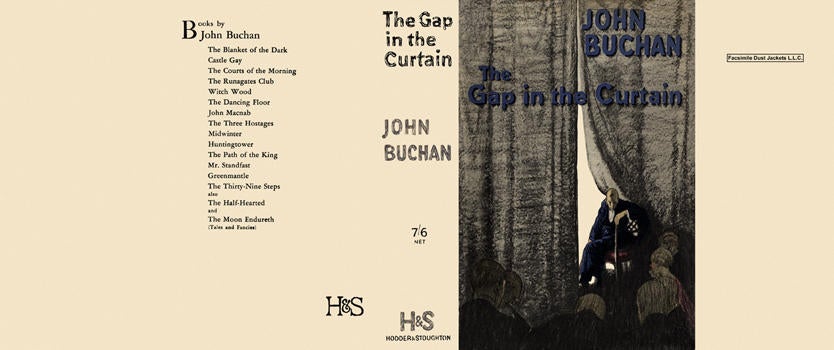 Item #398 Gap in the Curtain, The. John Buchan