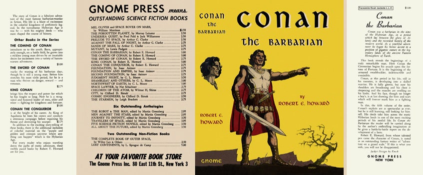 Item #3984 Conan the Barbarian. Robert E. Howard