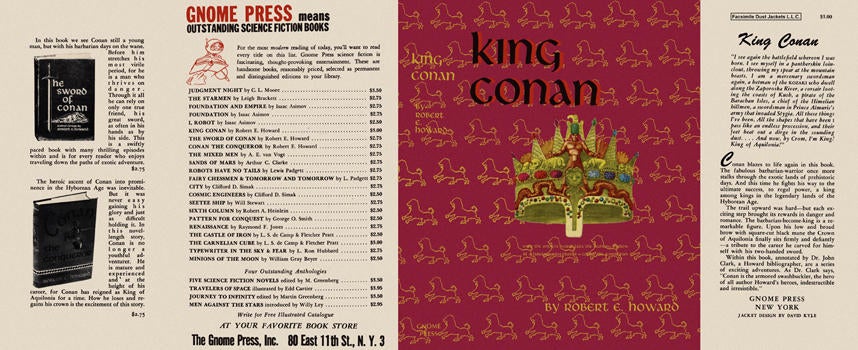 Item #3987 King Conan. Robert E. Howard