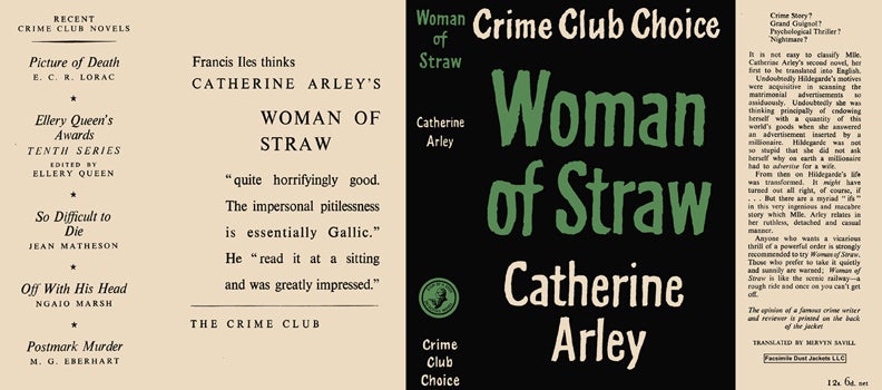 Item #40022 Woman of Straw. Catherine Arley