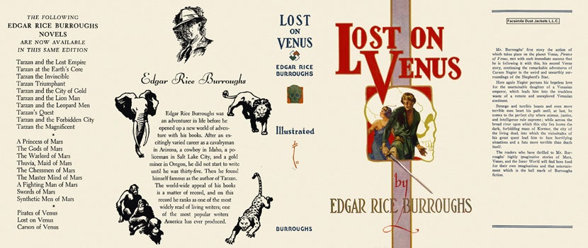 Item #40144 Lost on Venus. Edgar Rice Burroughs.