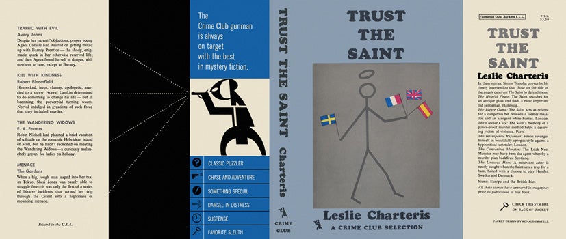 Item #40150 Trust the Saint. Leslie Charteris.